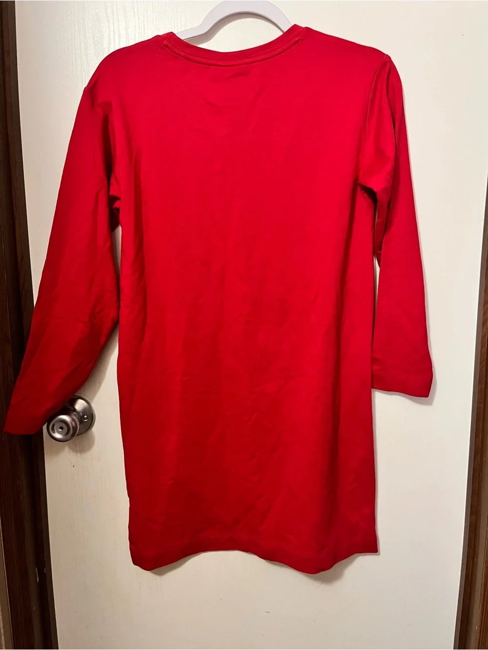 Lilly Pulitzer Girl Dress XL 12/14 Ballad Sweatshirt Red Bow Holiday Christmas